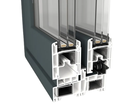 Smoovio 4 smoovio profil kliznih vrataa